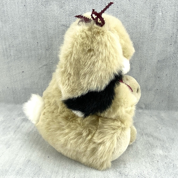 Aurora Bunny Rabbit and Baby Vintage Plush 1989 Solid Stuffed Teddy Bear Soft - Picture 4 of 14